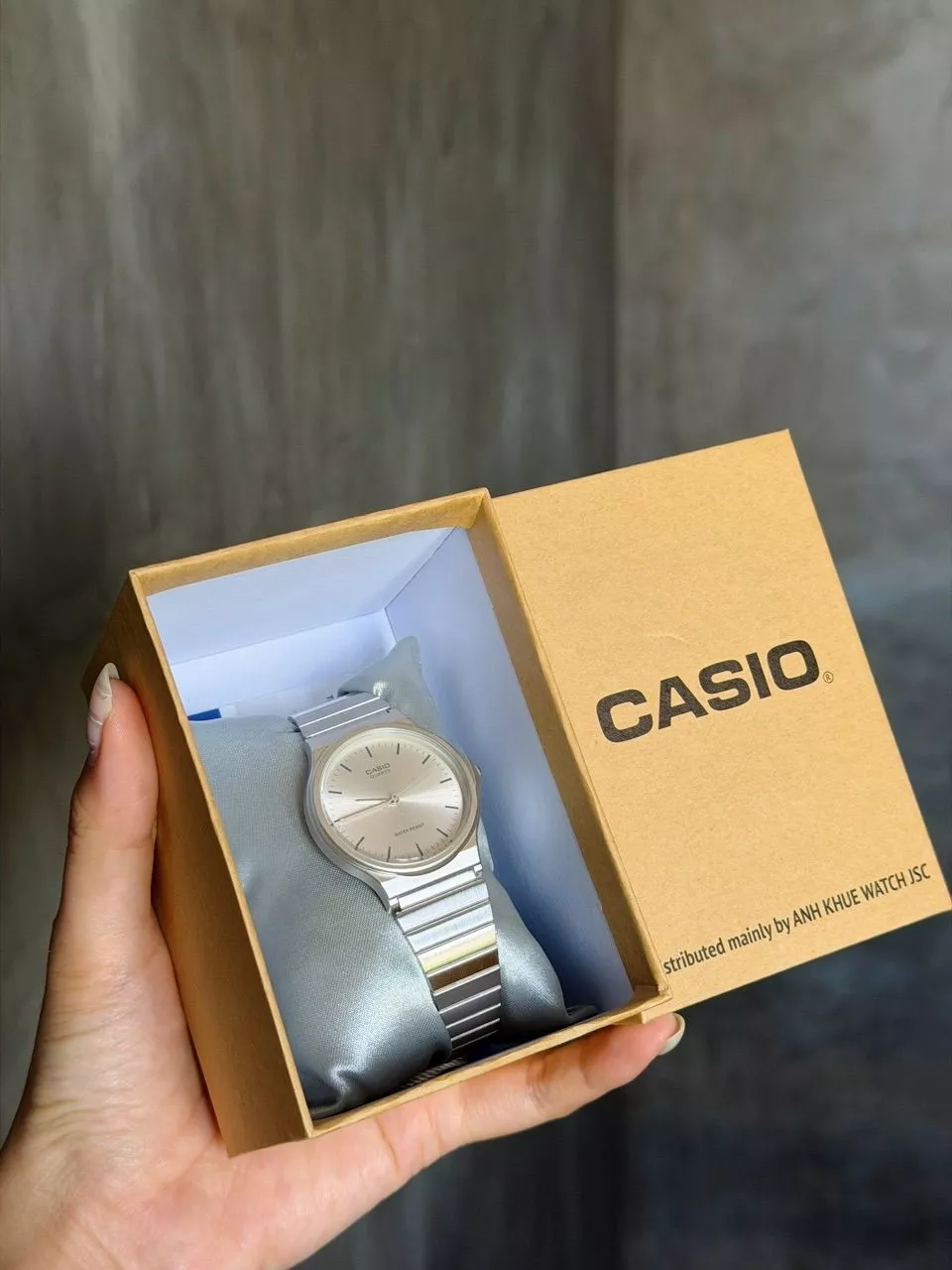 Đồng Hồ Casio Nữ Dây Kim Loại STANDARD MQ-24D-7EDF Chính Hãng