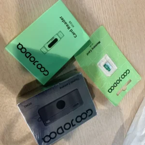 Goojodoq Camera Móc Khóa Ngón Tay - Máy Ảnh Mini 720P, CCD Retro, Quà Tặng Học Sinh Độc Đáo