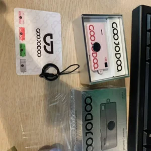 Goojodoq Camera Móc Khóa Ngón Tay - Máy Ảnh Mini 720P, CCD Retro, Quà Tặng Học Sinh Độc Đáo