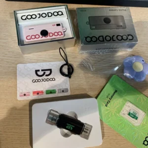 Goojodoq Camera Móc Khóa Ngón Tay - Máy Ảnh Mini 720P, CCD Retro, Quà Tặng Học Sinh Độc Đáo