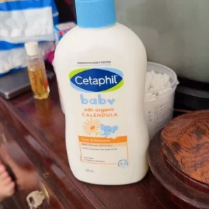 Sữa tắm gội cho bé Cetaphil Baby Wash & Shampoo 2 In 1 with Organic Calendula 400ml dịu lành cho da nhạy cảm