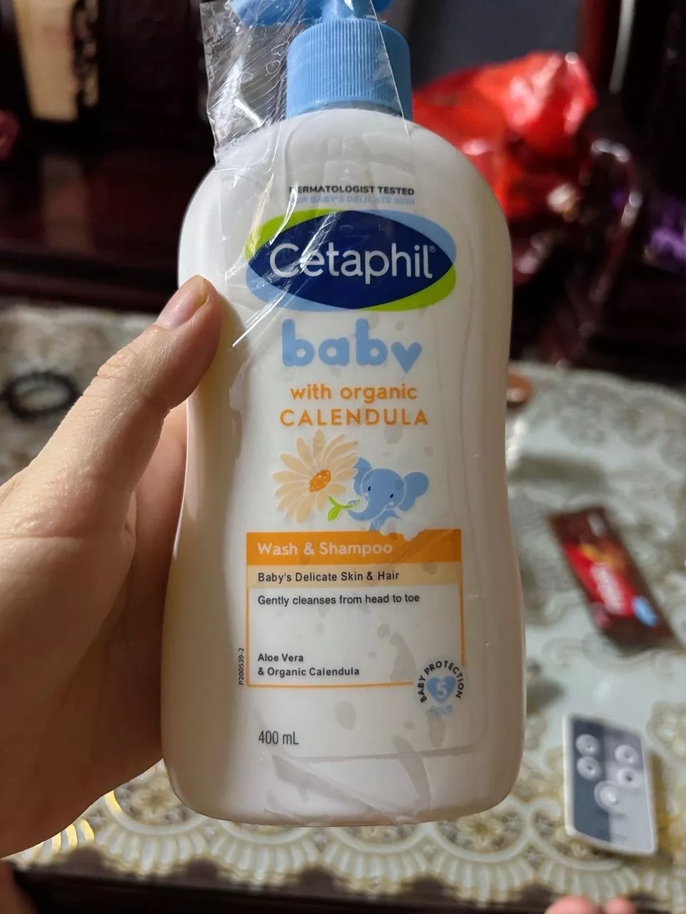Sữa tắm gội dưỡng ẩm CETAPHIL BABY W&SHAMPOO CALENDULA 400ml dịu lành cho bé hoa cúc hữu cơ