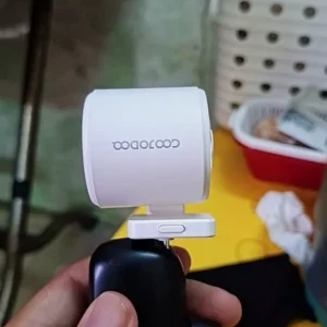 Quạt Mini Type-C GOOJODOQ Cắm Là Mát, Động Cơ 15573 RPM, Gió Mạnh 9.7 m/s,3 Cấp Độ,Xoay 180°,Nhẹ 43g