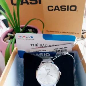 Đồng Hồ Nữ Dây Kim Loại Chính Hãng CASIO LTP-E157M-7ADF