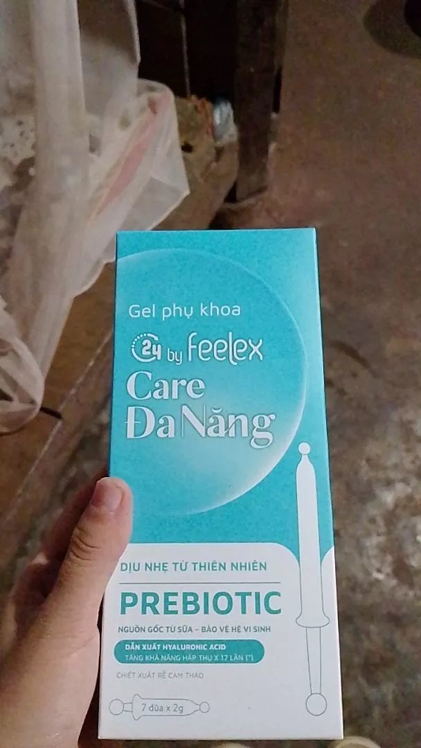 Gel phụ khoa Inner C24 Feelex Care Đa Năng dạng đũa hộp 7 chiếc, hỗ trợ cấp ẩm, cân bằng pH, làm sạch vùng kín