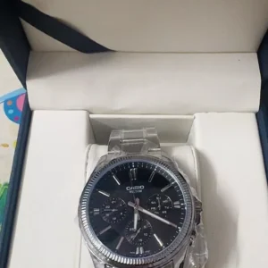 (Chính Hãng) Đồng Hồ Casio Nam MTP-1375D-1A Size 42mm Mặt Đen - Bảo Hành 7 Năm