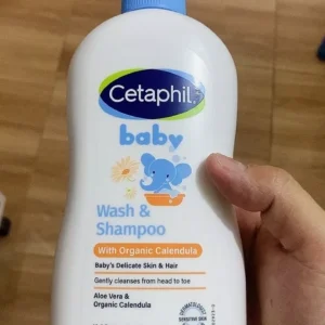 Sữa tắm gội Cetaphil Baby Wash & Shampoo with Organic Calendula 400ML & 230ML