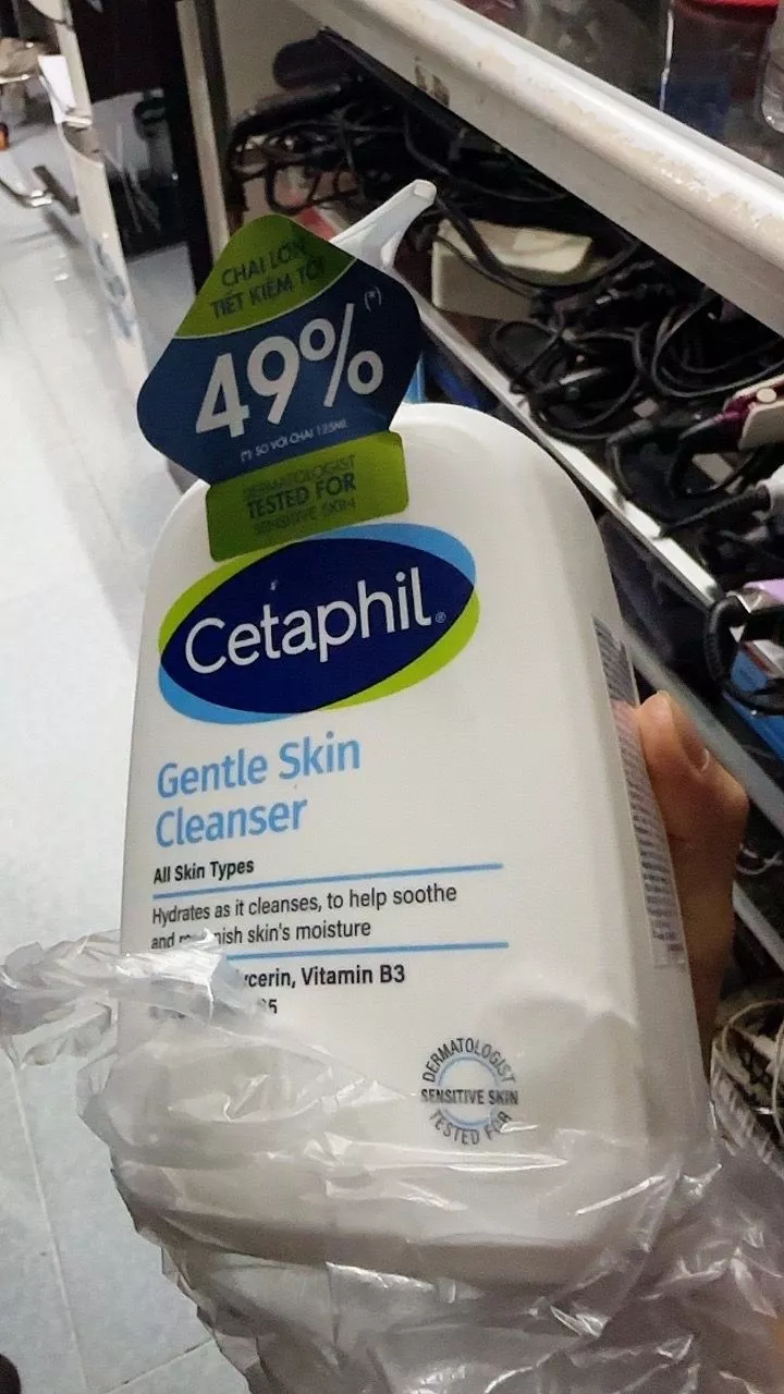 Sữa Rửa Mặt Cetaphil Gentle Skin Cleanser 1000ML, 473ML, 500ML, 250ML, 125ML