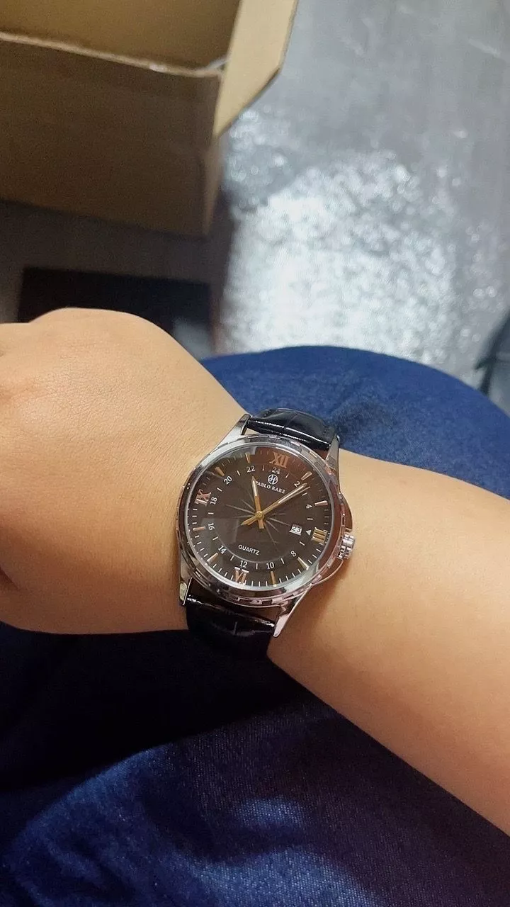 Combo quà tặng đồng hồ nam Pablo Raez U850 chính hãng chống nước 3ATM 40mm tặng kèm túi giấy , hộp nam châm và thiệp
