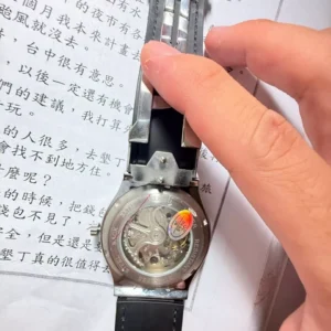 Đồng Hồ Nam Varseti Chạy Máy Cơ, Bản Lộ Cơ Thông Lòng Cao Cấp Viền Benzel Đính Đá Sang Trọng