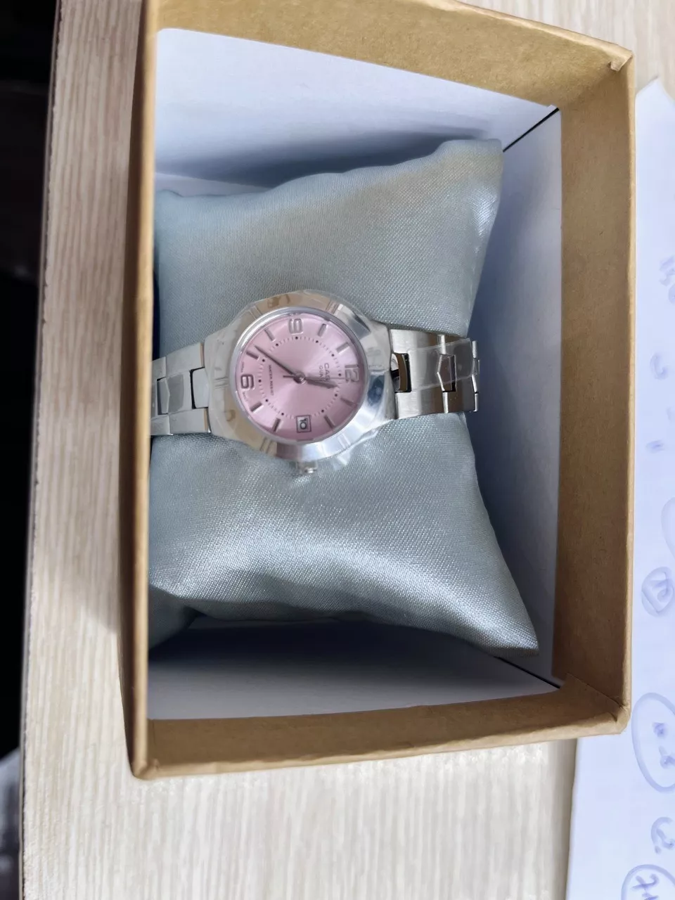Đồng hồ nữ dây thép không ghỉ Casio LTP-1241D-4A chính hãng