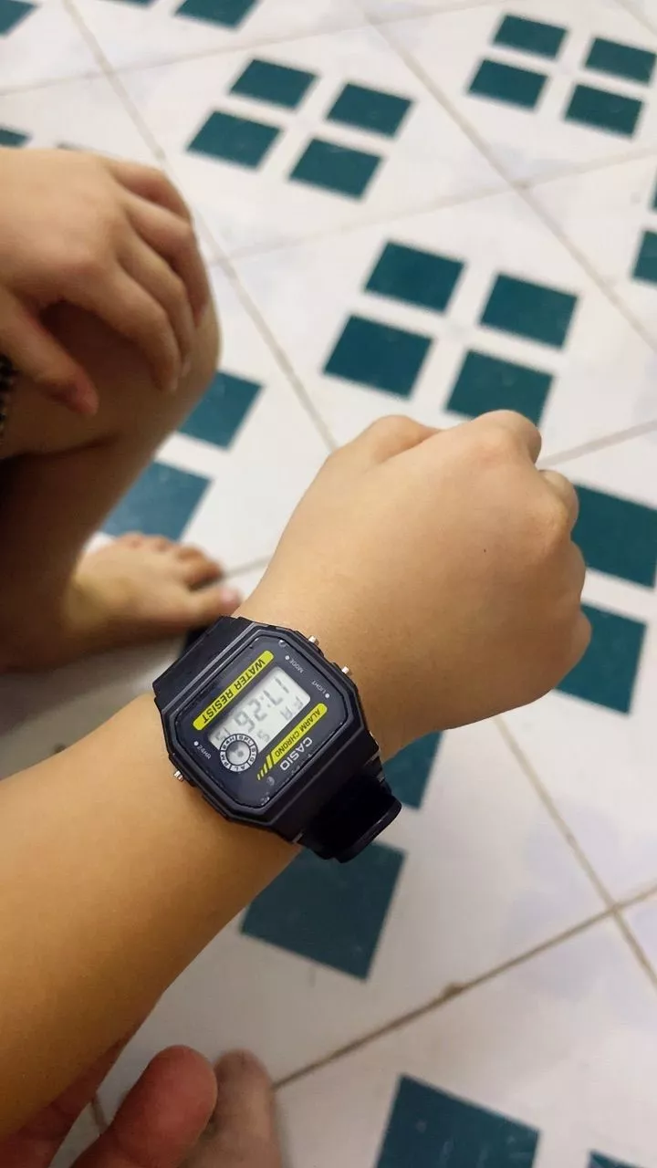 Đồng hồ điện tử casio F94-F91 thể thao đeo tay nam nữ huyền thoại, đồng hồ quân đội dây cao su giá rẻ