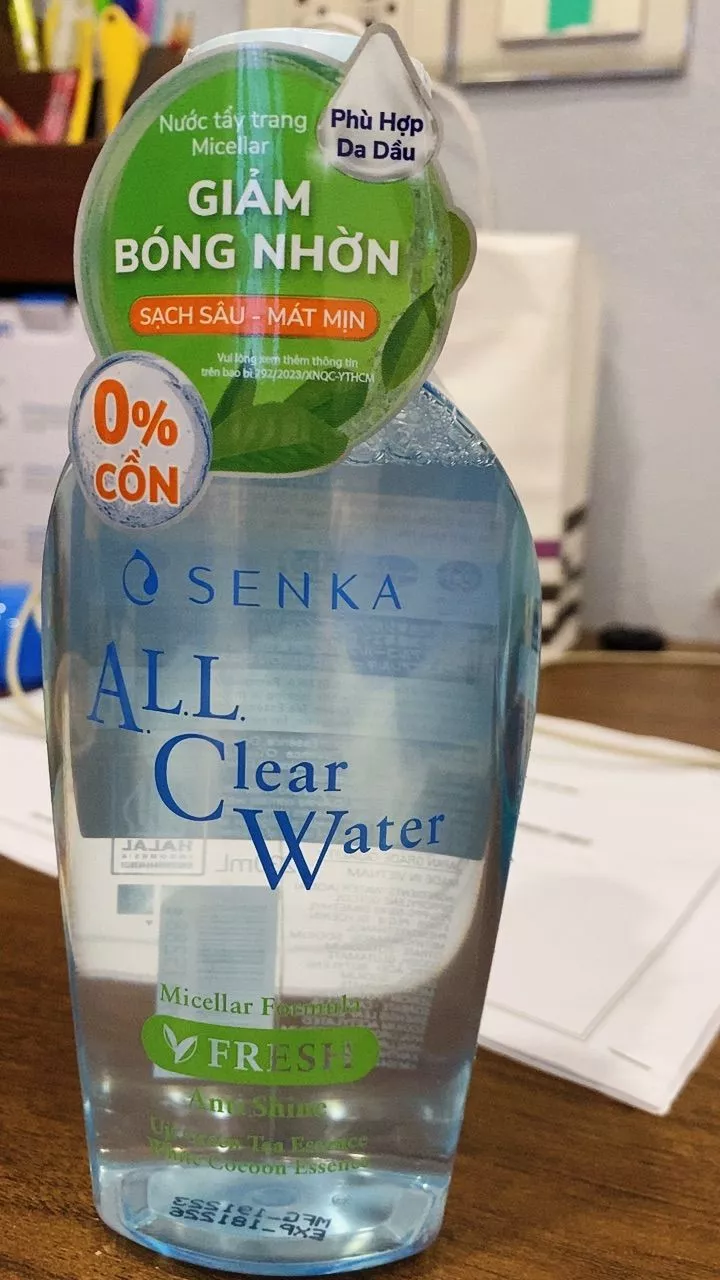 Nước Tẩy Trang Senka ALL Clear Water Micellar Fresh 230ML & 70ML