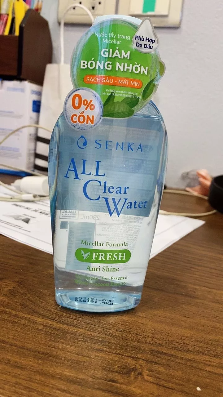Nước Tẩy Trang Senka ALL Clear Water Micellar Fresh 230ML & 70ML
