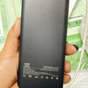 GOOJODOQ 20000mAh sạc dự phòng USB nhanh Đèn LED 22.5W Pin dự phòng di động cho hầu hết các thiết bị