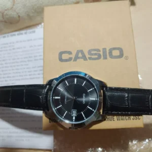 Đồng hồ nam dây da Casio chính hãng Anh Khuê MTP-V004L-1AUDF
