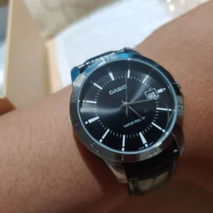 Đồng hồ nam dây da Casio chính hãng Anh Khuê MTP-V004L-1AUDF
