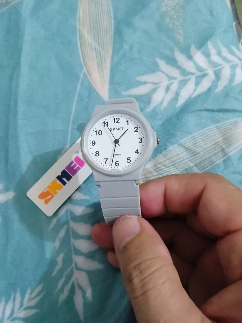 Đồng hồ thạch anh SKMEI 1419 chống nước phối dây đeo pu phong cách thể thao