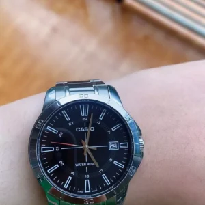 Đồng hồ nam dây kim loại Casio chính hãng Anh Khuê MTP-V004D-1CUDF