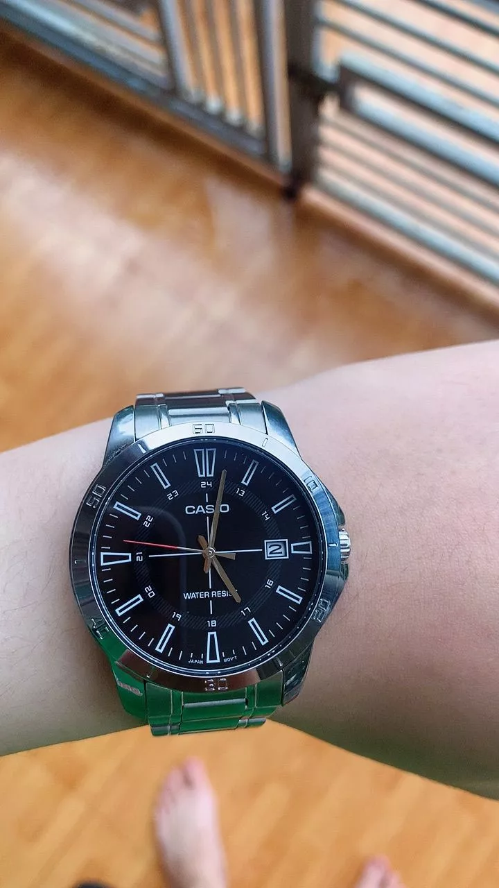 Đồng hồ nam dây kim loại Casio chính hãng Anh Khuê MTP-V004D-1CUDF