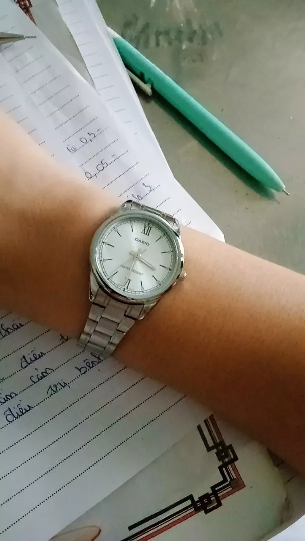 Đồng hồ nữ dây kim loại Casio Anh Khuê LTP-V005D-2B3UDF