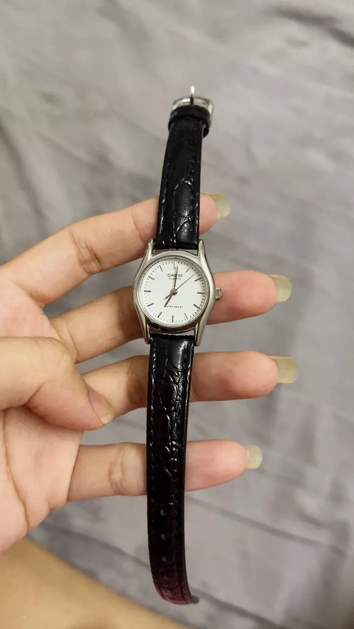 Đồng hồ nữ dây da Casio chính hãng Anh Khuê LTP-1094E-7ARDF