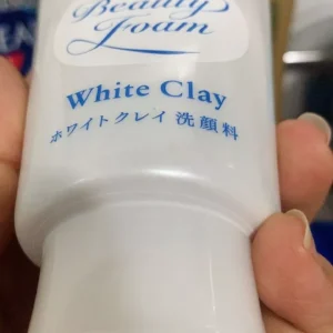 Sữa rửa mặt Senka Perfect White Clay 120g tẩy tế bào chết dưỡng trắng sáng ẩm mịn đều màu da
