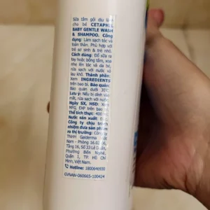 Sữa tắm gội Cetaphil 230ml/ 400ml cho bé