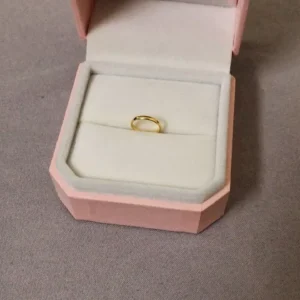 Nhẫn Tiết Kiệm Vàng 24k 0.1 Chỉ Huy Thanh Jewelry (KÈM TÚI GẤM)