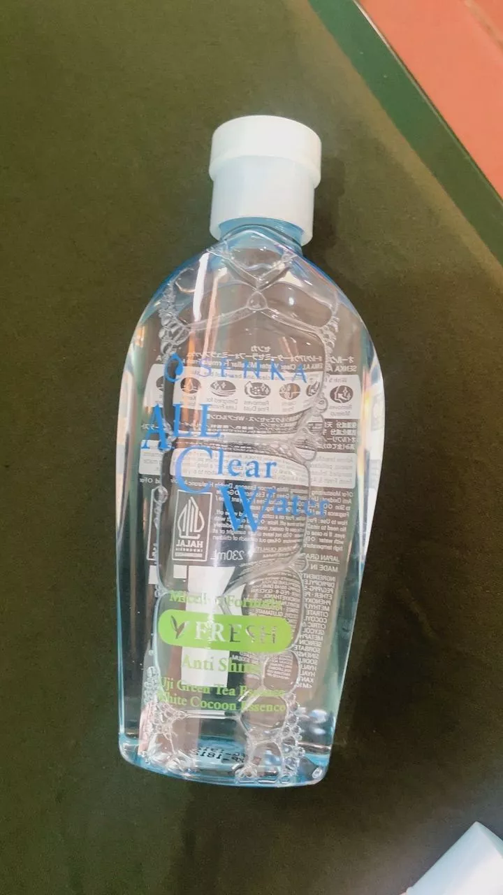 Bộ 02 Nước tẩy trang Micellar Giảm Bóng Nhờn Senka All Clear Water Fresh 230ml/chai