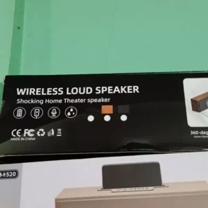 Loa Bluetooth GOOJODOQ Thiết kế bằng gỗ kích thước lớn Loa không dây PC Máy tính xách tay Âm thanh USB Chơi game Thẻ TF AUX