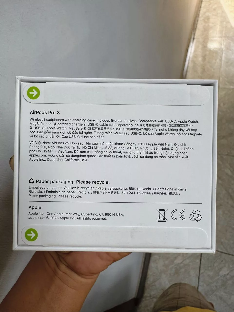 Tai nghe Apple AirPods Pro 3