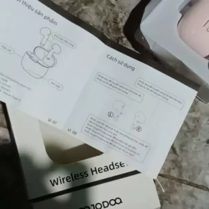 Tai nghe không dây Bluetooth 5.3 Goojodoq có tính năng điều khiển cảm ứng, âm trầm và thời lượng pin cực dài Kênh đôi