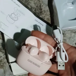 Tai nghe không dây Bluetooth 5.3 Goojodoq có tính năng điều khiển cảm ứng, âm trầm và thời lượng pin cực dài Kênh đôi