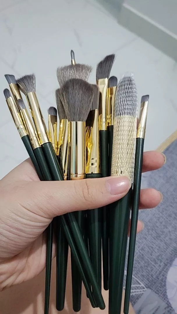 Bộ 14 Cọ Trang Điểm Chuyên Nghiệp Lông Mềm Cho Người Mới | Đa Năng Phấn Phủ/Blush/Phấn Mắt+Tặng Cọ Mi | Hỗ Trợ Dropship