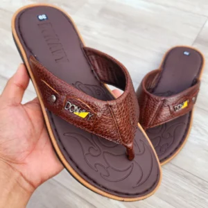 Dép Xỏ Ngón Nam Da Bò Thật 100% DONAVY Cao Cấp, May Full Handmade Chắc Chắn D.Kluc