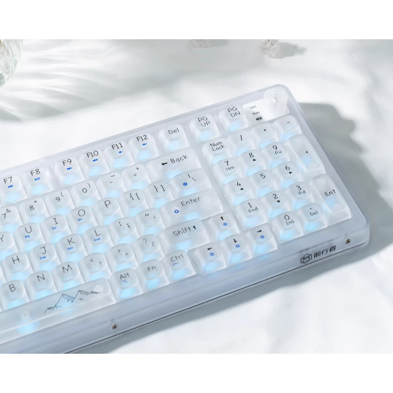 Bàn Phím Cơ Trong Suốt EWEADN V99PRO RGB 3 Chế Độ