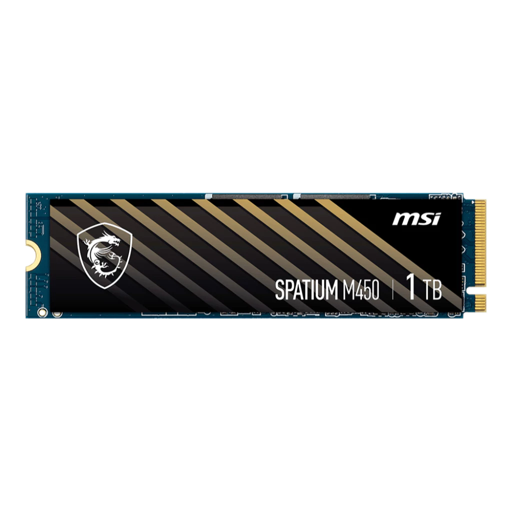 SSD MSI SPATIUM M450 1TB/500GB: Tốc Độ 3600MB/s, Bảo Hành 5 Năm