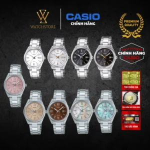[Chính Hãng] Đồng Hồ Nữ Casio Serial LTP-1302 Dây Kim Loại 30.2mm 5ATM Bảo Hành Máy 1 Năm