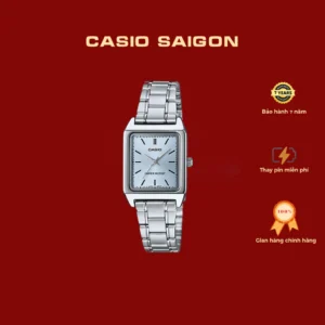 (Chính Hãng) Đồng Hồ Casio Nữ Vintage LTP-V007D-2E Size 31x22mm - Bảo Hành 7 Năm