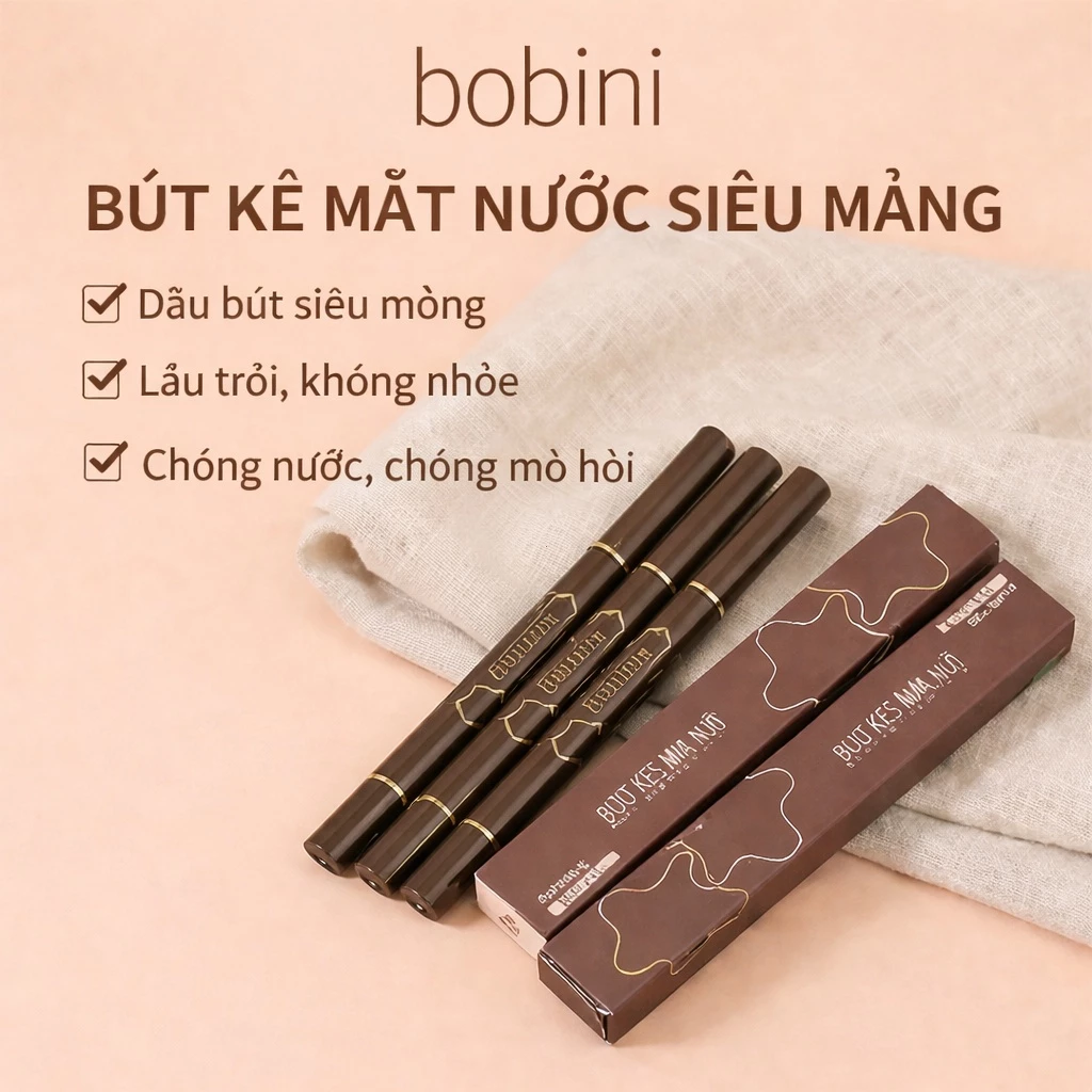 Bút kẻ mắt Chống thấm nước, chống mồ hôi và không nhòe, lâu trôi đường kẻ siêu mịn dành cho nữ
