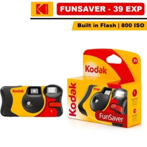 [Date 02/2028] Máy chụp ảnh 1 lần Kodak Funsaver 800 có sẳn trong máy 1 cuộn film Kodak 800 và tích hợp sẳn flash