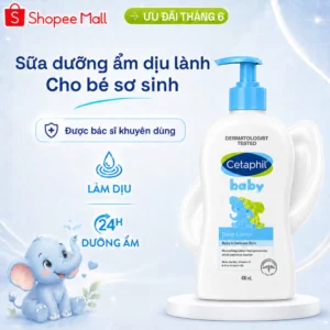 Sữa tắm gội Cetaphil cho bé - Cetaphil Baby Wash & Shampoo with Organic Calendula 400ml