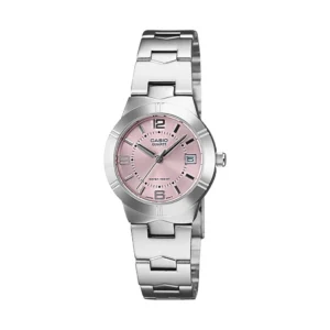 Đồng hồ nữ dây thép không ghỉ Casio LTP-1241D-4A chính hãng