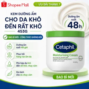Kem Dưỡng Ẩm Cetaphil Moisturising Cream 453G & 50G