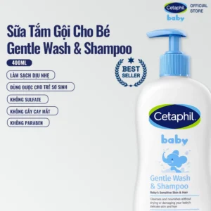 [LIVE] Sữa tắm gội dịu lành cho bé CETAPHIL BABY GENTLE WASH & SHAMPOO 400ML