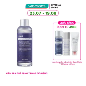Nước Hoa Hồng Không Mùi Dear Klairs Supple Preparation Unscented 180ml
