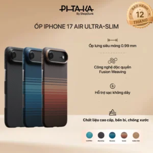 [iPhone Air] Ốp lưng cao cấp Pitaka Ultra-Slim tích hợp sạc không dây bảo vệ toàn diện