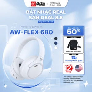 Tai nghe không dây chống ồn Alpha Works FLEX 680 - Hàng Chính Hãng