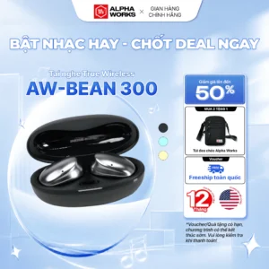 Tai nghe True Wireless ALPHA WORKS BEAN 300 - Hàng Chính Hãng Bảo Hành 12 Tháng